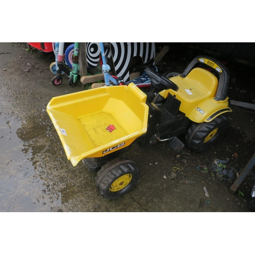 91 - CHILDS JCB PEDAL DUMPER TRUCK