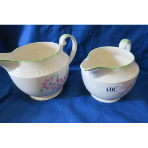 910 - 2 SWINNERTONS MAJESTIC VELLUM JUGS