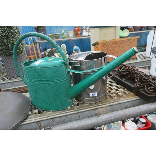 206 - 2 WATERING CANS