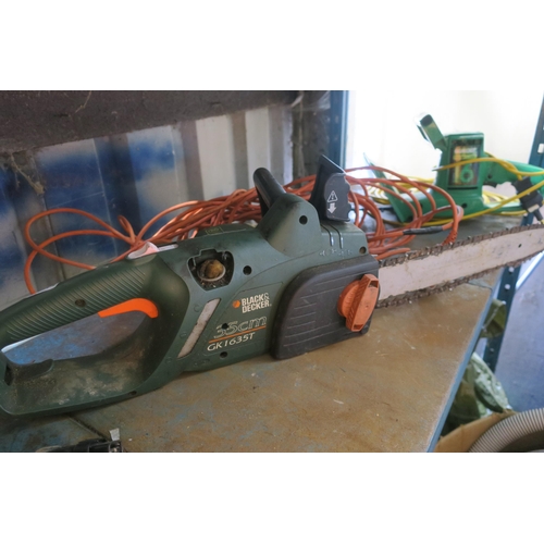 415 - BLACK AND DECKER ELECTRIC CHAINSAW