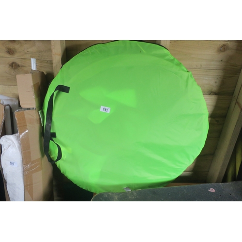 281 - POP UP TENT