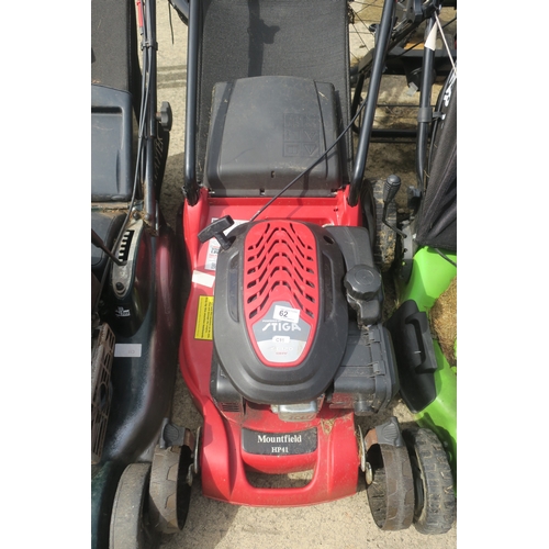 62 - MOUNTFIELD PETROL MOWER HP41