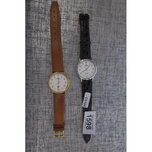 1598 - PAIR OF MEN'S LORUS WRISTWATCHES