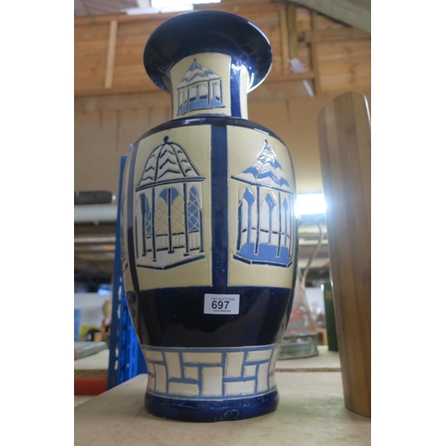 697 - LARGE VINTAGE FLOOR STANDING VASE