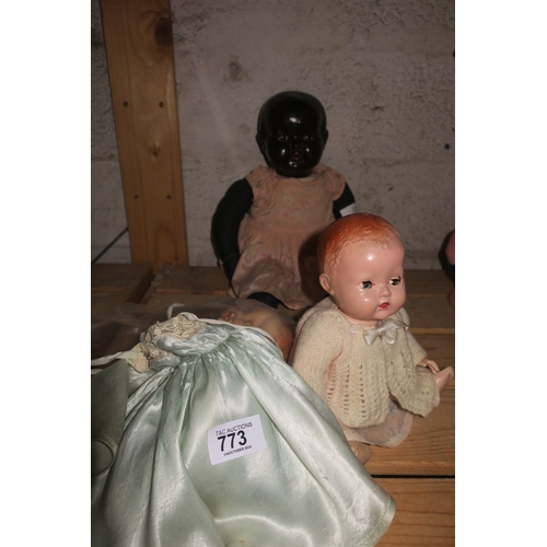 773 - TRIO OF VINTAGE DOLLS