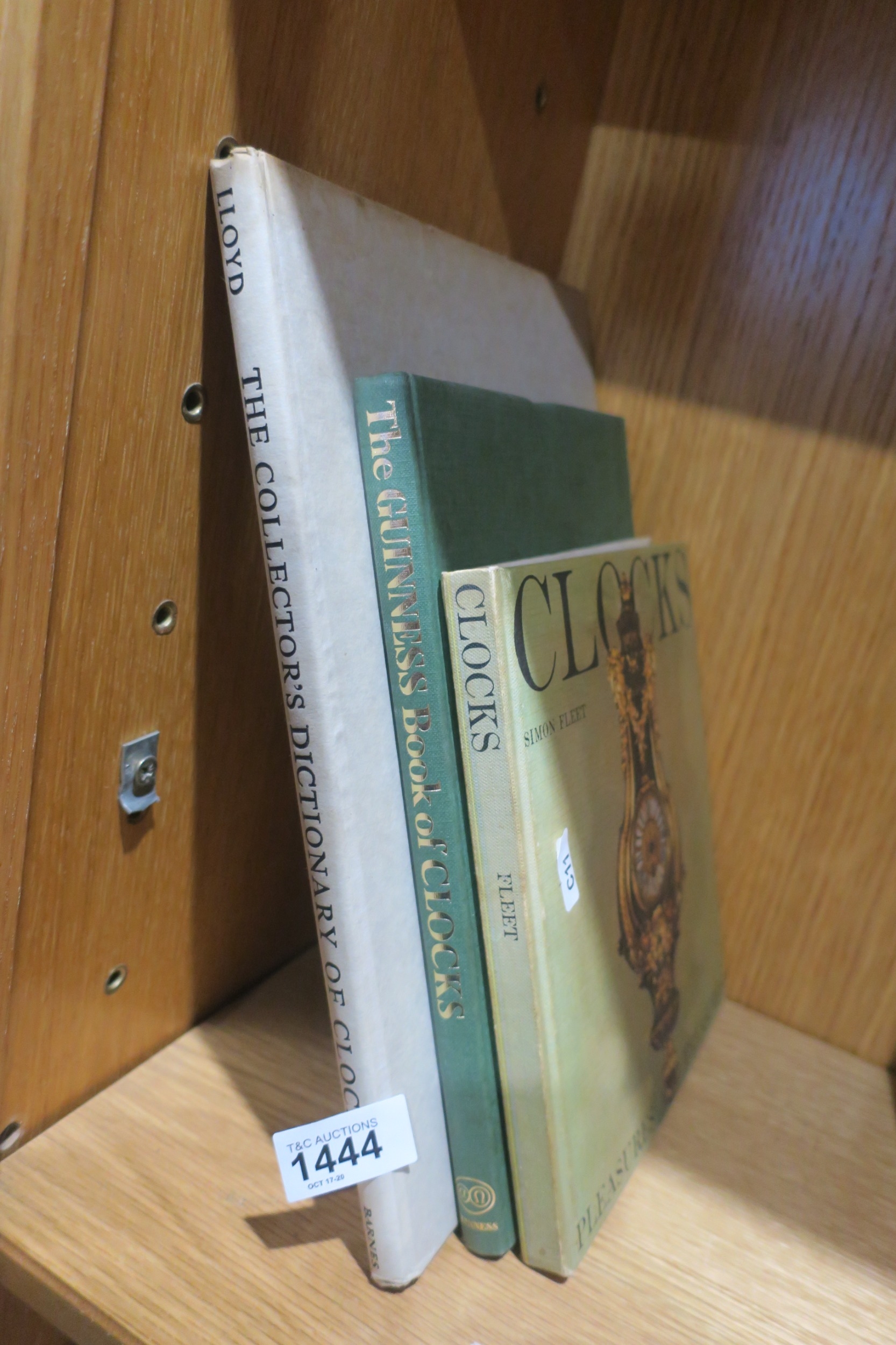 THREE VINTAGE BOOKS ON CLOCKS