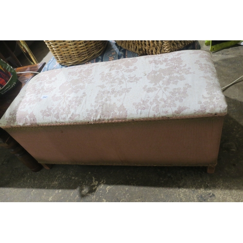 LLOYD LOOM OTTOMAN BLANKET BOX
