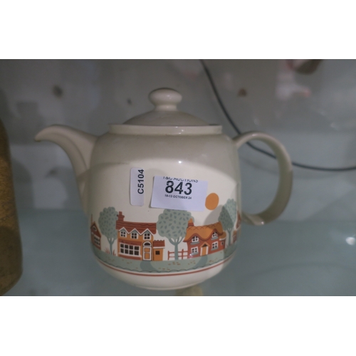 843 - SADLET TEA POT