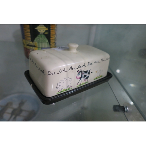 858 - PRICE AND KENSINGTON  HOME FARM BUTTER DISH