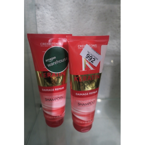 992 - 2 NEW KERATIN PRO SHAMPOO