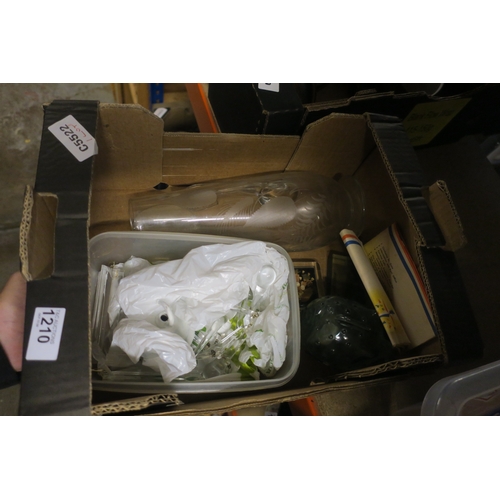 1210 - BOX OF HOUSEHOLD CLEARANCE ITEMS