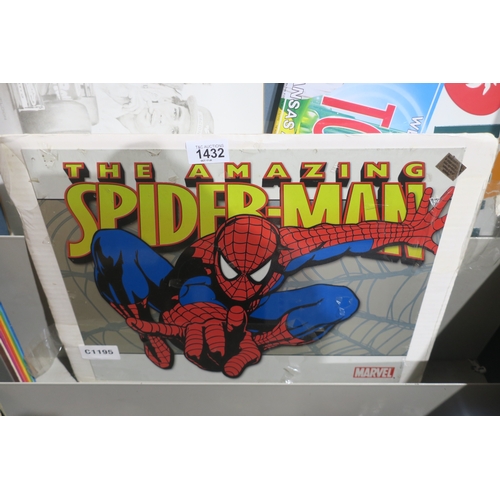 1432 - METAL WALL ART SIGN - THE AMAZING SPIDER MAN