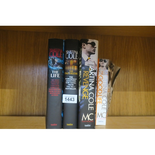 1443 - SELECTION OF MARTINA COLE BOOKS