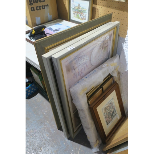 1468 - LARGE SELECTION OF VARIOUS PRINTS AND FRAMES