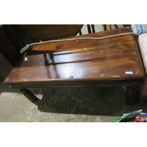 1641 - DARK MEXICAN PINE COFFEE TABLE