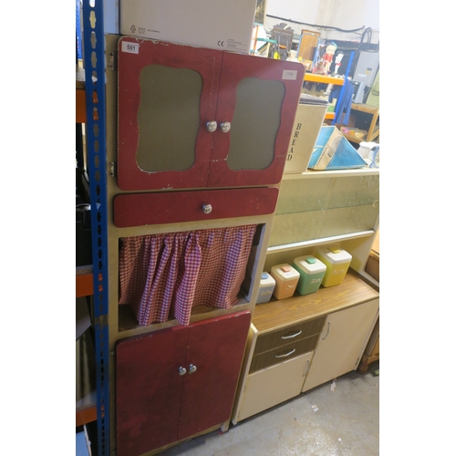 501 - ICONIC VINTAGE 50'S KITCHEN LARDER CABINET