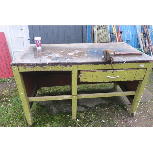 132 - LARGE WORK BENCH