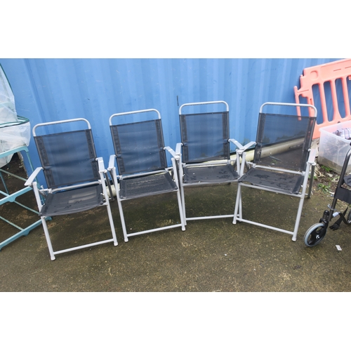 65 - 4 GARDEN CHAIRS