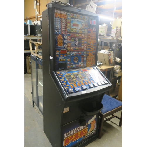 LIVE AND LET PIE FRUIT MACHINE