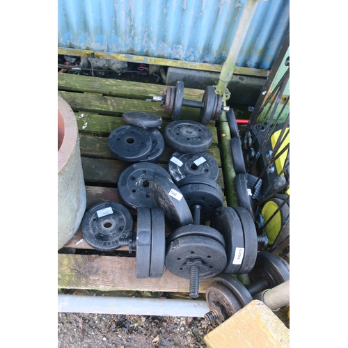 160 - SET OF WEIGHTS