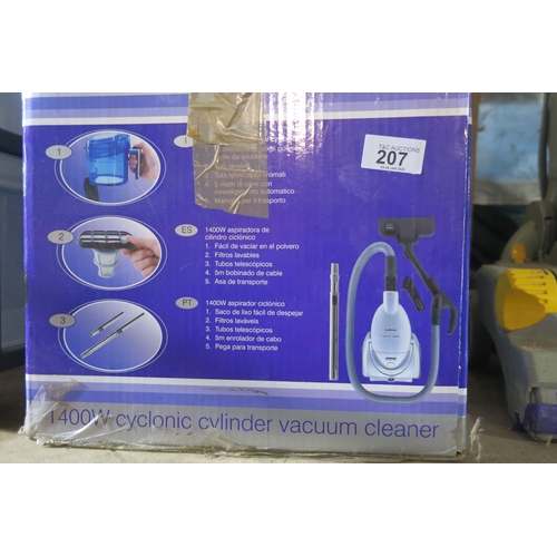 207 - SALTON CYLINDER VACUUM CLEANER