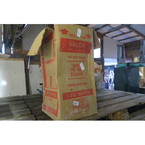 279 - ELECTRIC VALOUR OIL FILLED HEATER