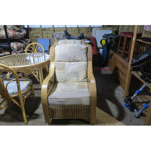 303 - PAIR OF SUBSTANTIAL CONSERVATORY CHAIRS