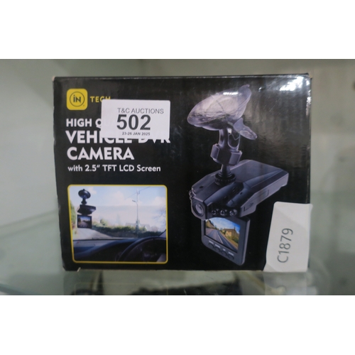 502 - VEHICLE DVR CAMERA