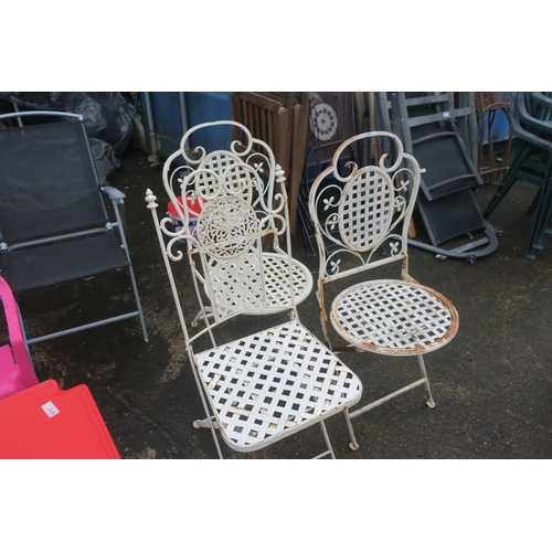 69 - 3 BISTRO CHAIRS