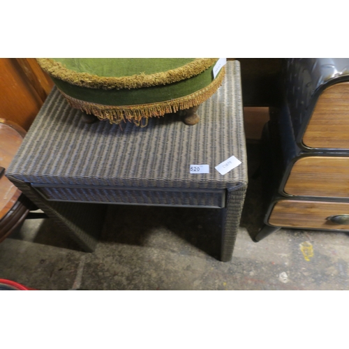 520 - SOUGHT AFTER LOW BOK SIDE TABLE WITH DRAWER