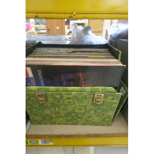 809 - BOX OF VINTAGE RECORDS