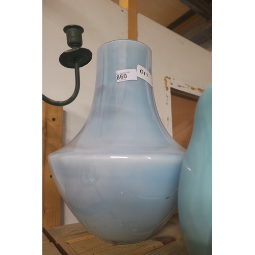 860 - BABY BLUE VASE