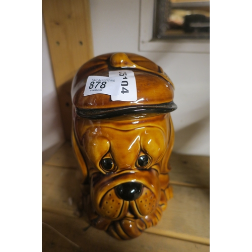 878 - VINTAGE BISCUIT JAR