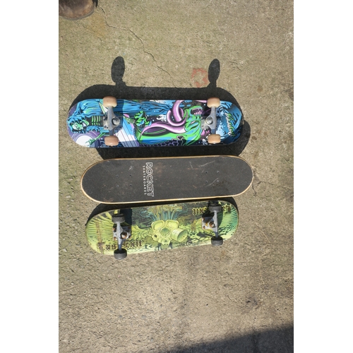 25 - 3 SKATE BOARDS INC ROCKET BOARD