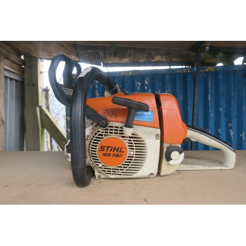 85 - STIHL MS260 CHAIN SAW