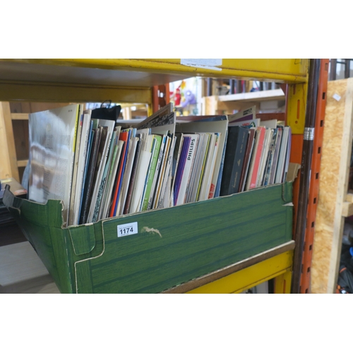LARGE BOX OF RECORDS