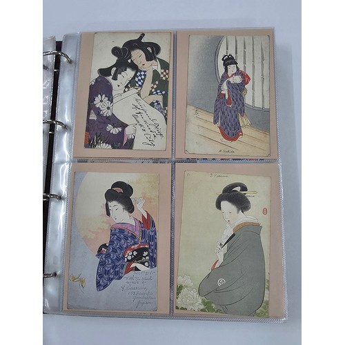 28 - Prince Tokugawa Yoshinobu. The last Japanese Shogun Emperor. An album of postcards from the collecti... 