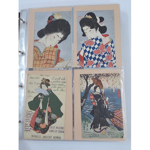 28 - Prince Tokugawa Yoshinobu. The last Japanese Shogun Emperor. An album of postcards from the collecti... 