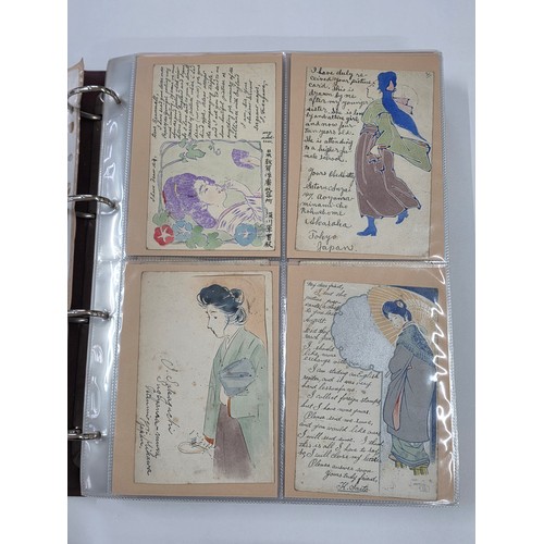 28 - Prince Tokugawa Yoshinobu. The last Japanese Shogun Emperor. An album of postcards from the collecti... 