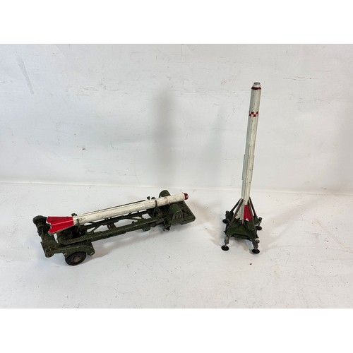 178 - Corgi Major Toys Corporal missile erector vehicle with missile and Corporal missile launcher with mi... 