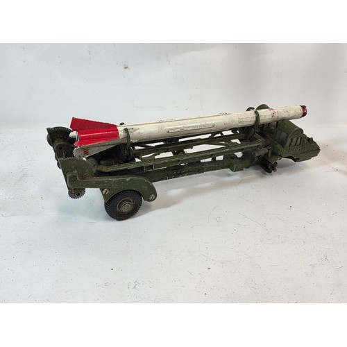 178 - Corgi Major Toys Corporal missile erector vehicle with missile and Corporal missile launcher with mi... 