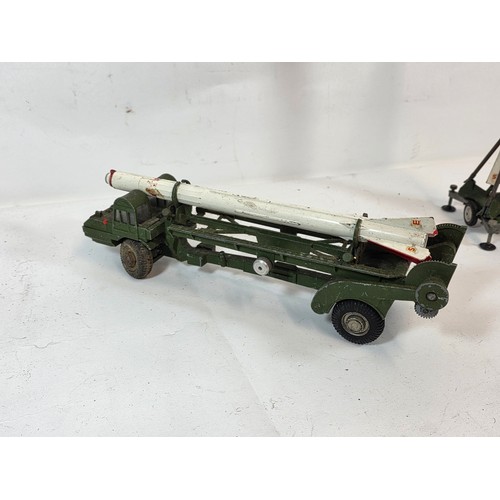 178 - Corgi Major Toys Corporal missile erector vehicle with missile and Corporal missile launcher with mi... 