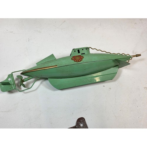 184 - A Sutcliffe Model Clockwork Nautilus The Submarine from Walt Disney's 20,000 leagues under the sea b... 