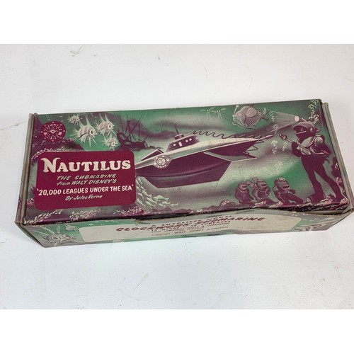 184 - A Sutcliffe Model Clockwork Nautilus The Submarine from Walt Disney's 20,000 leagues under the sea b... 