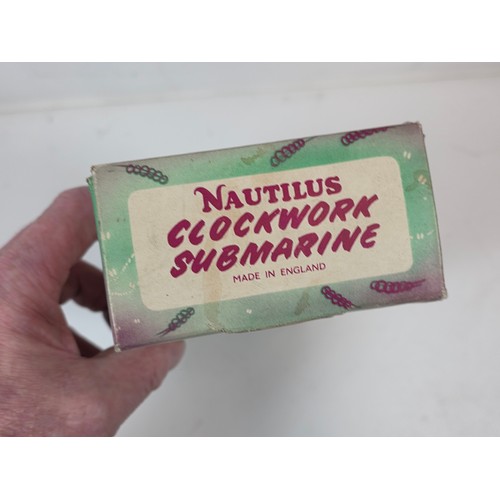 184 - A Sutcliffe Model Clockwork Nautilus The Submarine from Walt Disney's 20,000 leagues under the sea b... 