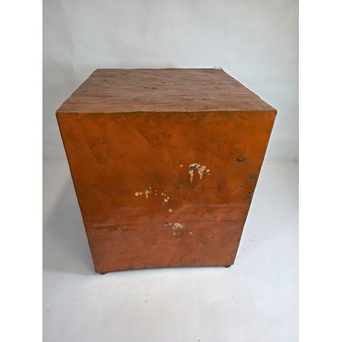 5 - Repurposed metal fuel or water tank to create a Paul Newman themed bedside or man cave industrial lo... 