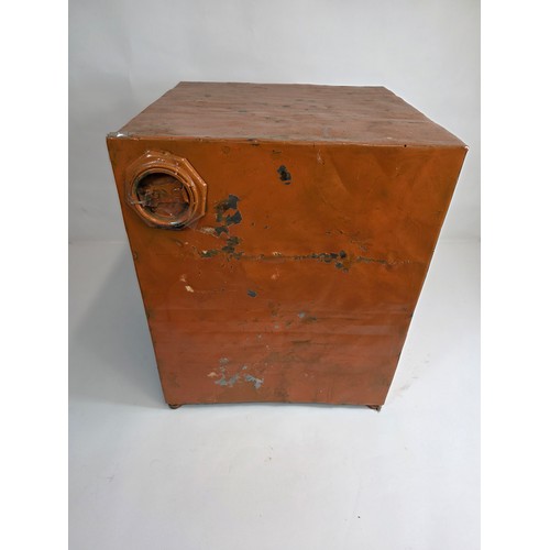 5 - Repurposed metal fuel or water tank to create a Paul Newman themed bedside or man cave industrial lo... 