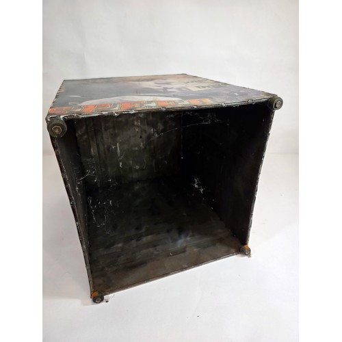 5 - Repurposed metal fuel or water tank to create a Paul Newman themed bedside or man cave industrial lo... 