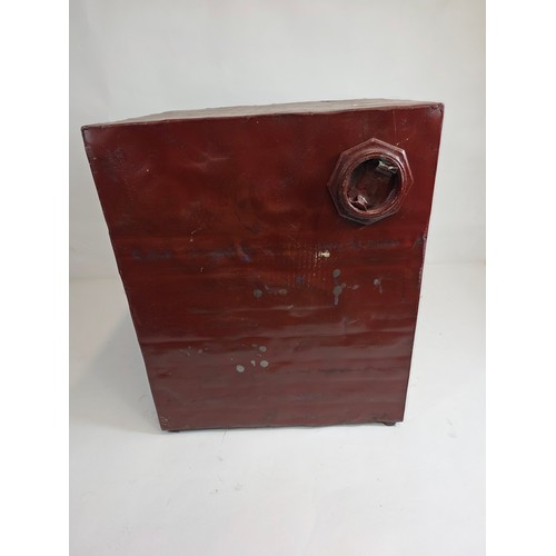 7 - Repurposed metal fuel or water tank to create a Popeye themed bedside or man cave industrial look la... 