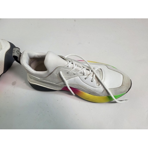 11 - Stella McCartney. A pair of pre owned Eclypse rainbow sole sneakers in a Selfridges and Co box size ... 